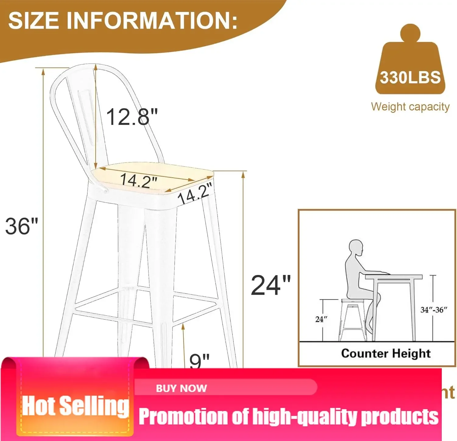 Бестселлер: Набор из 4 металлических барных стульев BestsellerCurated Living, высота 24 дюйма, с высокими спинками, в стиле фермерского дома, современные, с высокой спинкой.
Бестселлер: Набор из 4 металлических барных стульев BestsellerCurated Living, высота 24 дюйма, с высокими спинками, в стиле фермерского дома, современные, с высокой спинкой.