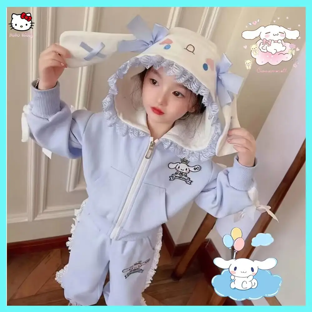 2 шт. Kawaii аниме Sanrioed Cinnamoroll Y2K детская толстовка для девочек, брюки, стиль, весна-осень, корейская мода, подарок на открытом воздухе
2 шт. Kawaii аниме Sanrioed Cinnamoroll Y2K детская толстовка для девочек, брюки, стиль, весна-осень, корейская мода, подарок на открытом воздухе