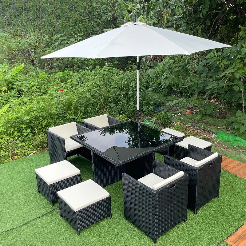 Outdoor rattan furniture outdoor garden courtyard storage tables and chairs open-air waterproof sunscreen with parasol
Outdoor rattan furniture outdoor garden courtyard storage tables and chairs open-air waterproof sunscreen with parasol