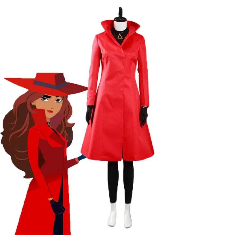 Anime Carmen Cosplay Costume Red Windbreaker Hat Gloves Necklace Halloween Christmas Party Role Play Sandiego Suit for Woman
Anime Carmen Cosplay Costume Red Windbreaker Hat Gloves Necklace Halloween Christmas Party Role Play Sandiego Suit for Woman