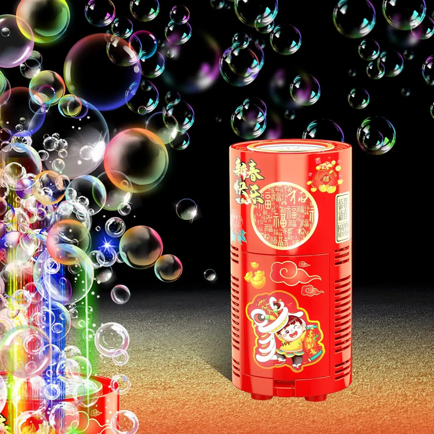 13-Hole Bubble Machine with RGB Lights, Portable Sparkler Toy for Kids Parties, Weddings, Holidays
13-Hole Bubble Machine with RGB Lights, Portable Sparkler Toy for Kids Parties, Weddings, Holidays