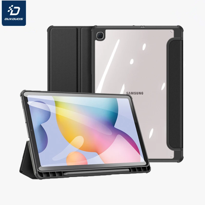 Прозрачный чехол-накладка DUX DUCIS из искусственной кожи и ТПУ для Samsung Tab S6 Lite2020, ультратонкий противоударный защитный чехол для планшета с отделением для ручки
Прозрачный чехол-накладка DUX DUCIS из искусственной кожи и ТПУ для Samsung Tab S6 Lite2020, ультратонкий противоударный защитный чехол для планшета с отделением для ручки