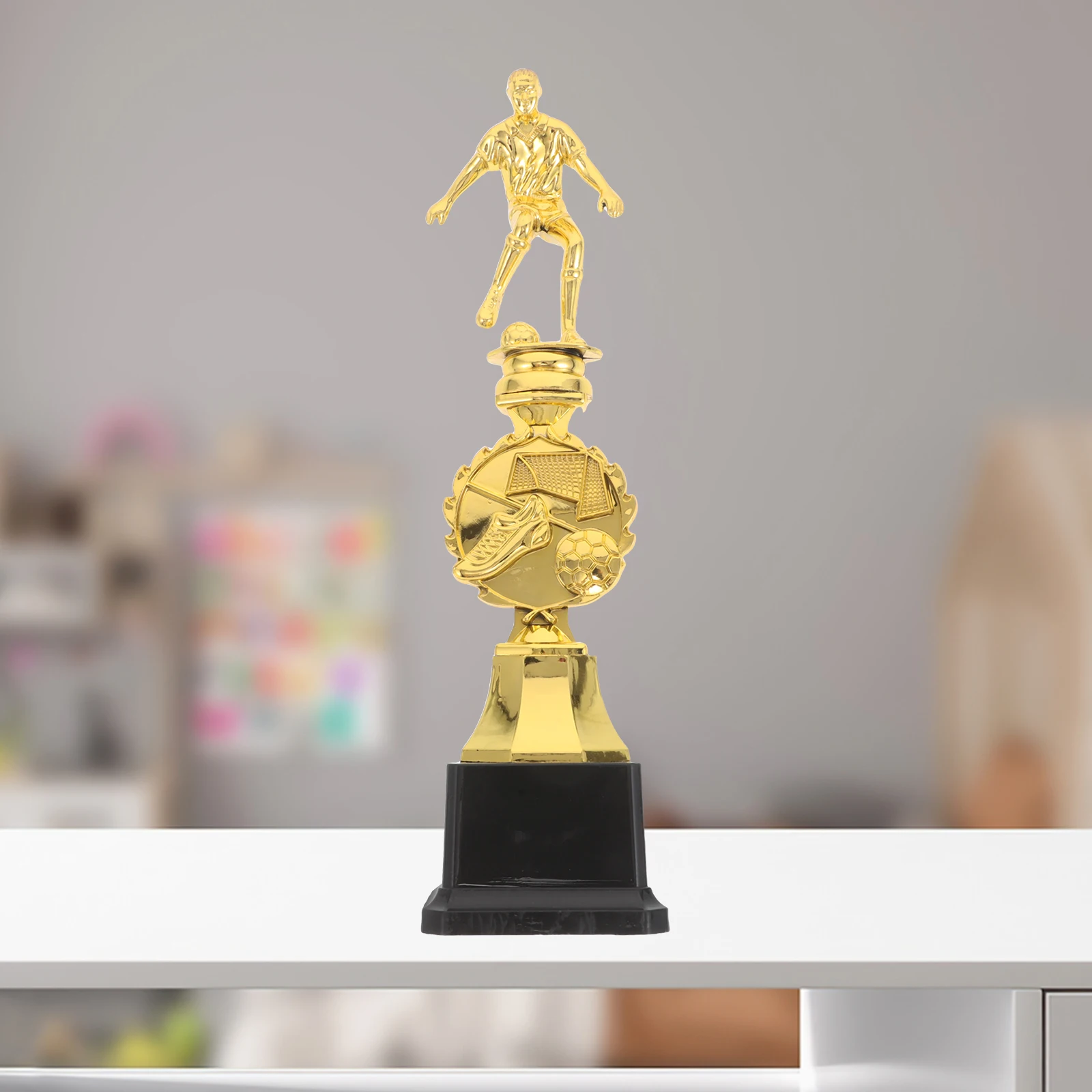 Gold Football Soccer Award Adults Durable Plastic Party Decor Championship Prize Winner Cup Cheer Trophies Athletic Rewards
Gold Football Soccer Award Adults Durable Plastic Party Decor Championship Prize Winner Cup Cheer Trophies Athletic Rewards