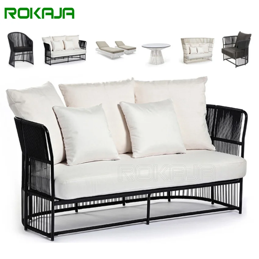 Outdoor Patio Rattan Sofa Set Designs Woven Rope Furniture Rope Chairs Rattan Wicker Garden Furniture
Outdoor Patio Rattan Sofa Set Designs Woven Rope Furniture Rope Chairs Rattan Wicker Garden Furniture