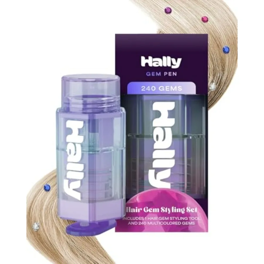 Gem Pen, 240 Stick-On Hair Gems with Stamper Tool, Easy to Apply and Remove, Hair Accessories Kit for Girls and
Gem Pen, 240 Stick-On Hair Gems with Stamper Tool, Easy to Apply and Remove, Hair Accessories Kit for Girls and