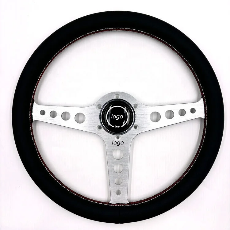 Customized Pinhole Leather Flat Bracket With Deep New Design Three Spoke Racing Car Modification Steering Wheel
Customized Pinhole Leather Flat Bracket With Deep New Design Three Spoke Racing Car Modification Steering Wheel