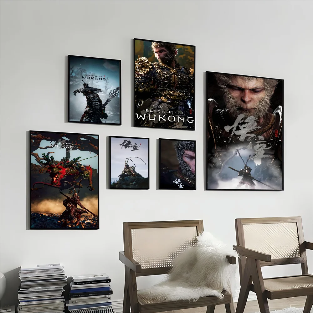 Black Myth Wukong Game DIY Sticky Poster Vintage Room Bar Cafe Decor Home Decor
Black Myth Wukong Game DIY Sticky Poster Vintage Room Bar Cafe Decor Home Decor