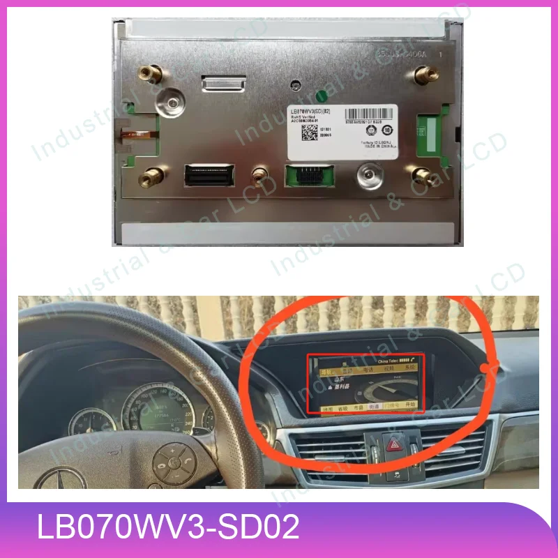 LB070WV3-SD02 LB070WV3-SD01 LB070WV3-SD03 Оригинальный 7-дюймовый для Mercedes W204 Автомобильный GPS-навигатор Аудио ЖК-дисплей Замена
LB070WV3-SD02 LB070WV3-SD01 LB070WV3-SD03 Оригинальный 7-дюймовый для Mercedes W204 Автомобильный GPS-навигатор Аудио ЖК-дисплей Замена