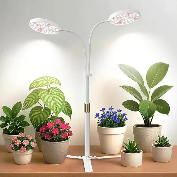 Grow Light Dual Ring 3.5' with Base, 122 LEDs 6000K White Full Spectrum Gooseneck Plant Lamp for
Grow Light Dual Ring 3.5' with Base, 122 LEDs 6000K White Full Spectrum Gooseneck Plant Lamp for