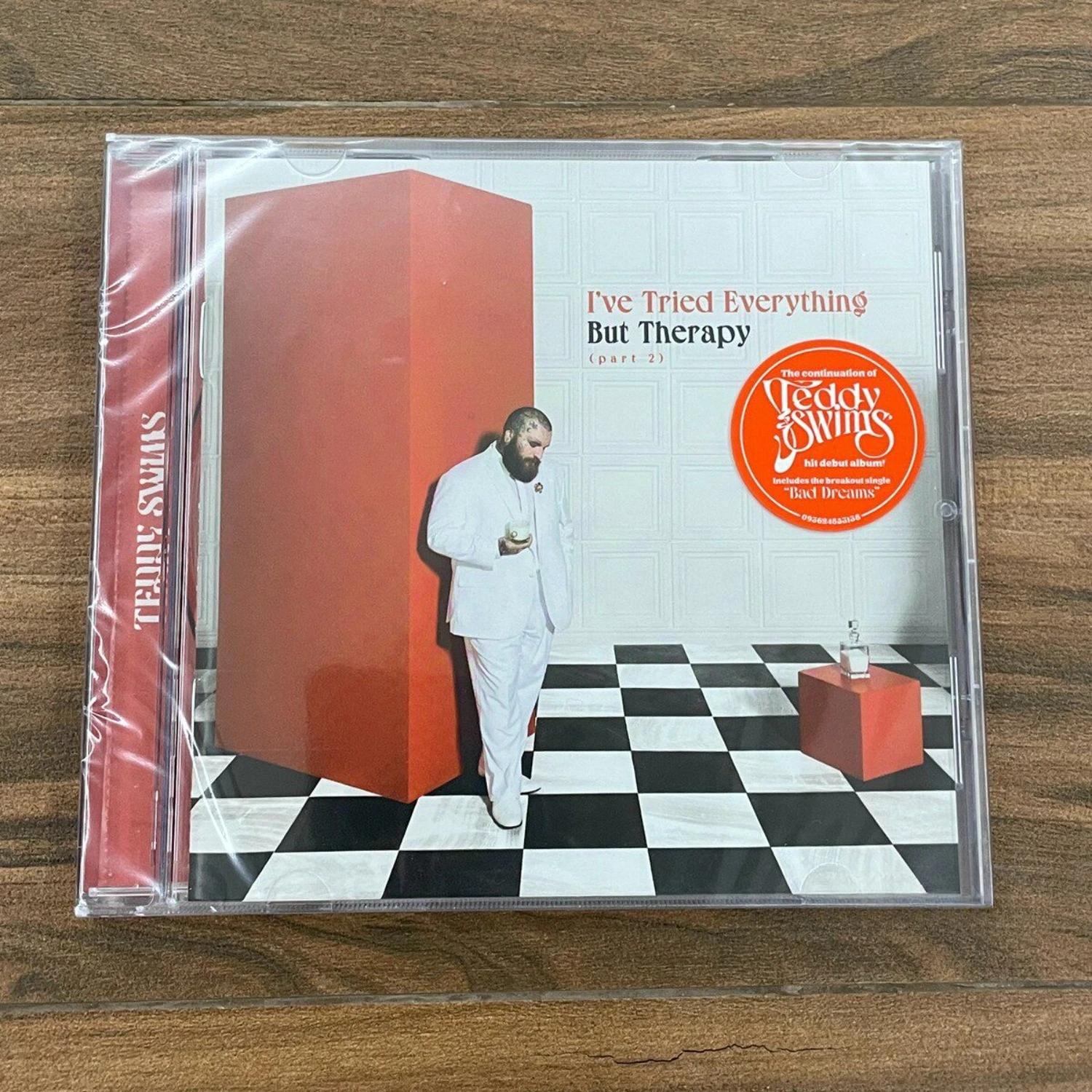 Rare Sealed Teddy Swims I've Tried Everything But Therapy Part 2 Pop R&B Soul Audio CD Clear Sound Collectible for Fans
Rare Sealed Teddy Swims I've Tried Everything But Therapy Part 2 Pop R&B Soul Audio CD Clear Sound Collectible for Fans