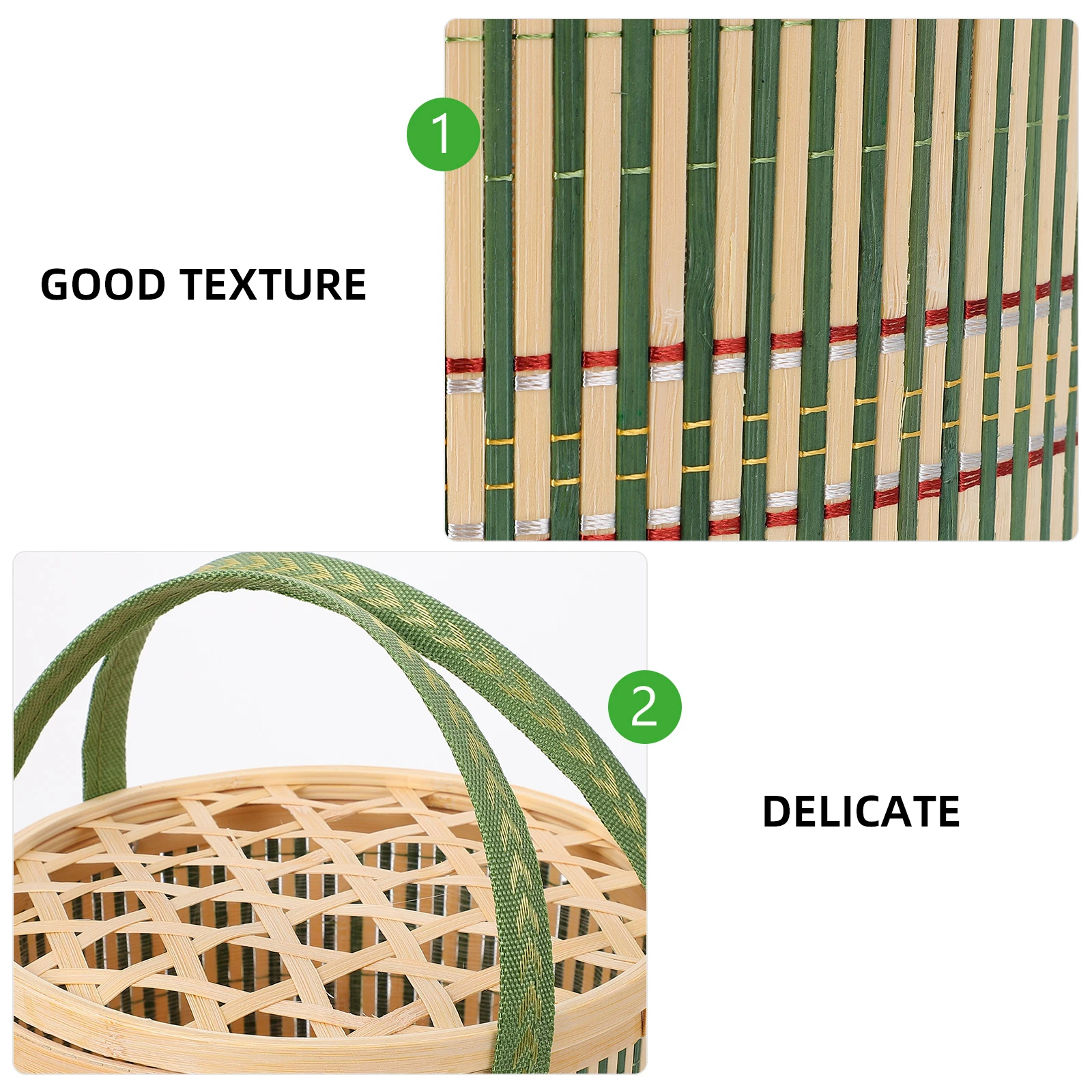 Portable Bamboo Basket Woven Storage Baskets Safe Environment Egg Basket H made Decorative Versatile Keeper
Portable Bamboo Basket Woven Storage Baskets Safe Environment Egg Basket H made Decorative Versatile Keeper