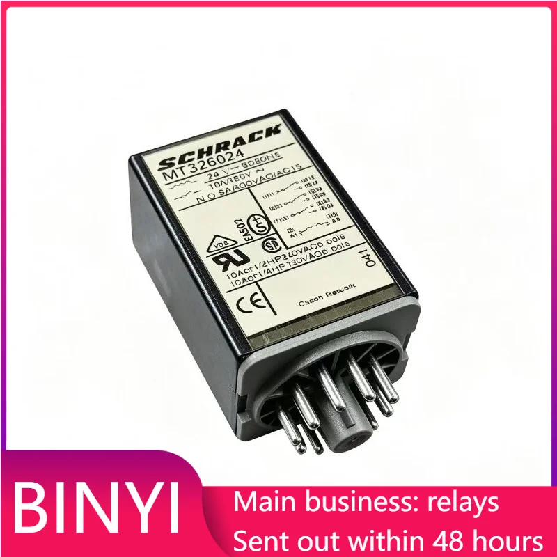 New 1pcs/lot MT326024 AC24V 11Pin 3PDT Plug-in General Purpose Relay 10A 380VAC Industrial Control Relay
New 1pcs/lot MT326024 AC24V 11Pin 3PDT Plug-in General Purpose Relay 10A 380VAC Industrial Control Relay