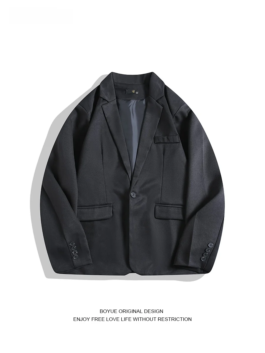 Boyue Casual Hong Kong Sle Men's And Women's Retro Faion Suit Jaet Simple Cool Casual Suit Coat Autumn Long Sve Zipper
Boyue Casual Hong Kong Sle Men's And Women's Retro Faion Suit Jaet Simple Cool Casual Suit Coat Autumn Long Sve Zipper