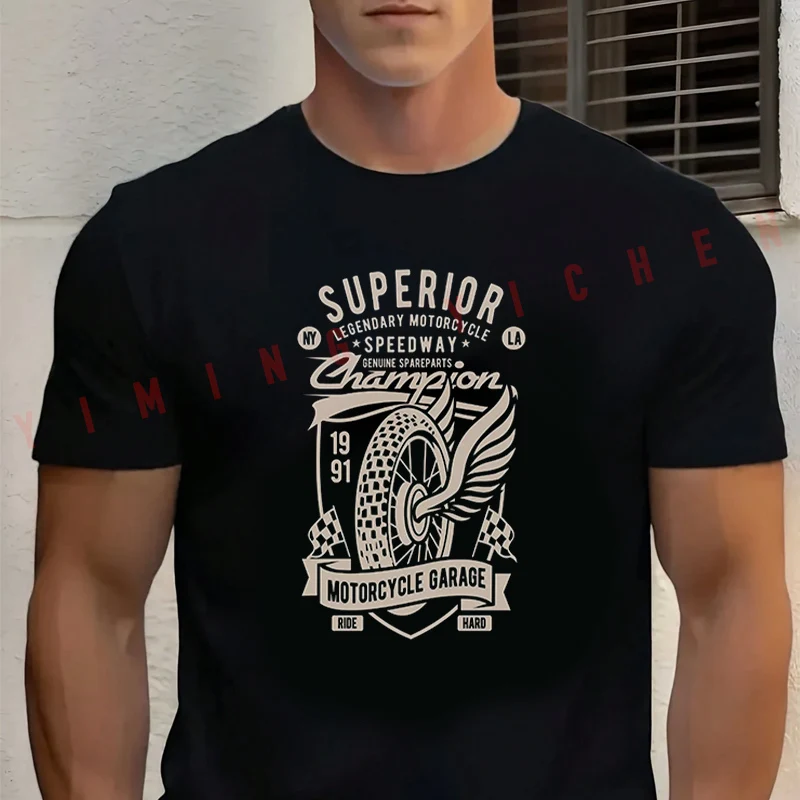 Superior Motorcycle Garage Graphic Cotton T-shirt Short Sleeve Casual Basic O-Neck Breathable Unisex Tops
Superior Motorcycle Garage Graphic Cotton T-shirt Short Sleeve Casual Basic O-Neck Breathable Unisex Tops