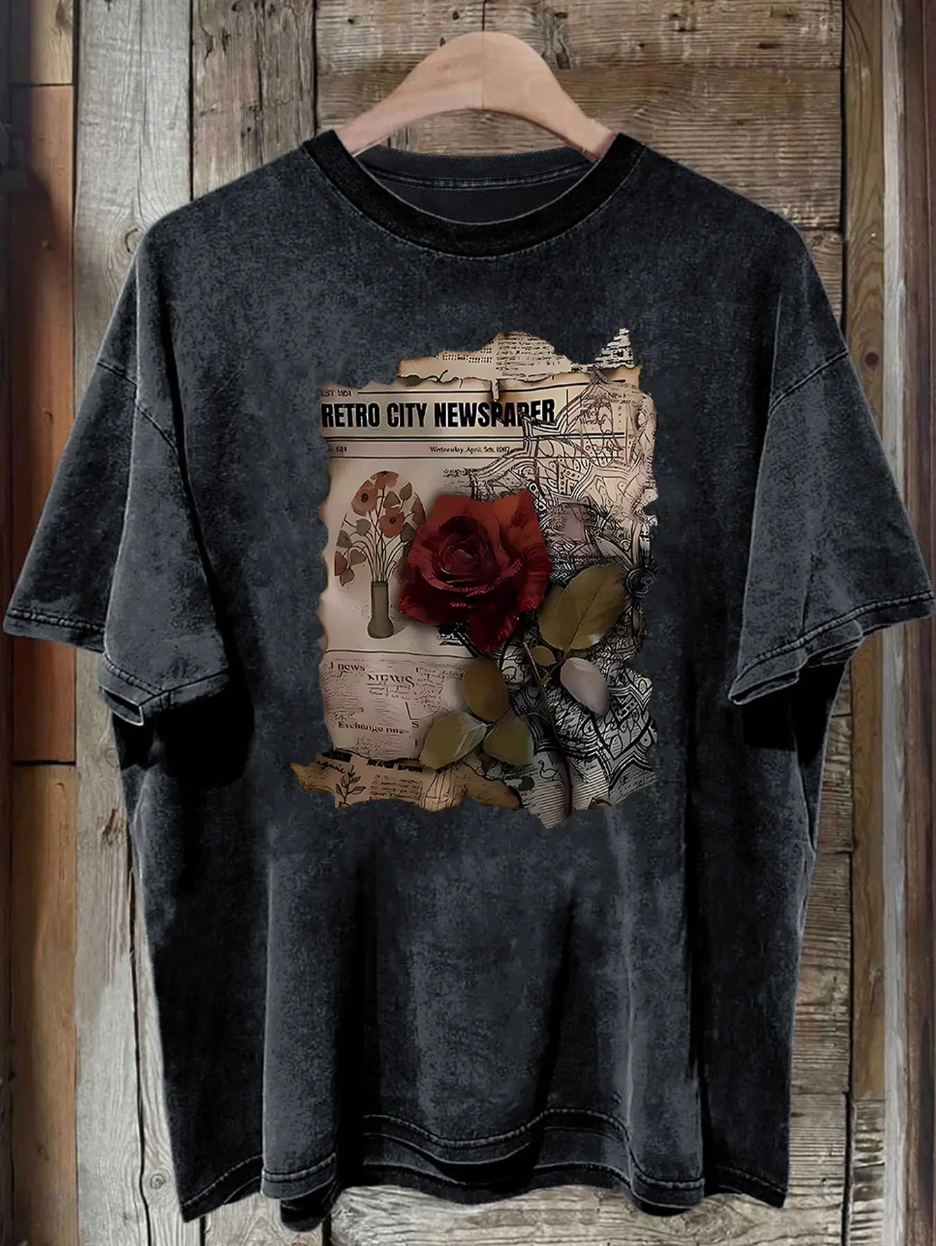 Vintage HOT-selling T-shirt with Vintage Poster Print Washed T Shirts Y2k Main Street Graphic women clothing
Vintage HOT-selling T-shirt with Vintage Poster Print Washed T Shirts Y2k Main Street Graphic women clothing