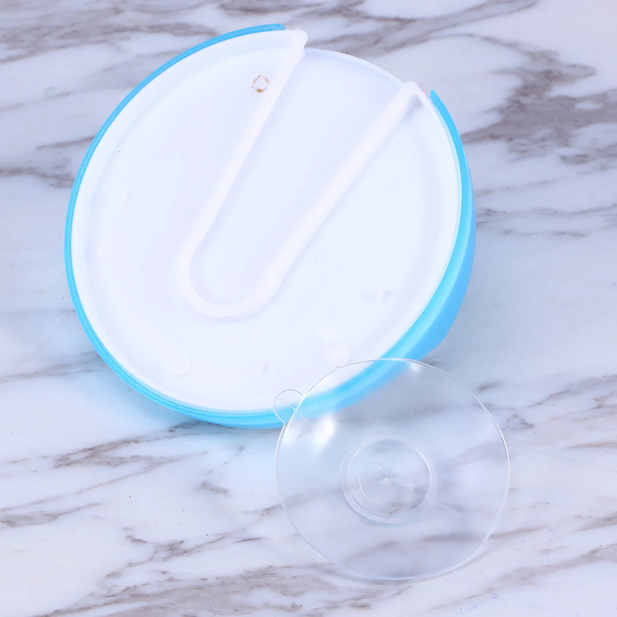 Suction Cup Soap Holder Sky-Blue Abs Plastic Wall-Mounted Drain Hollow Design For Bathroom Kitchen Shower Tile Mirror
Suction Cup Soap Holder Sky-Blue Abs Plastic Wall-Mounted Drain Hollow Design For Bathroom Kitchen Shower Tile Mirror