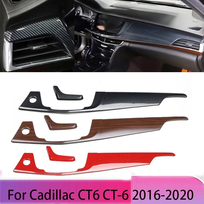 LHD For Cadillac CT6 2016-2020 ABS Carbon Fiber Center Control Strip Panel Cover Trim Car Strip Frame Car Styling
LHD For Cadillac CT6 2016-2020 ABS Carbon Fiber Center Control Strip Panel Cover Trim Car Strip Frame Car Styling