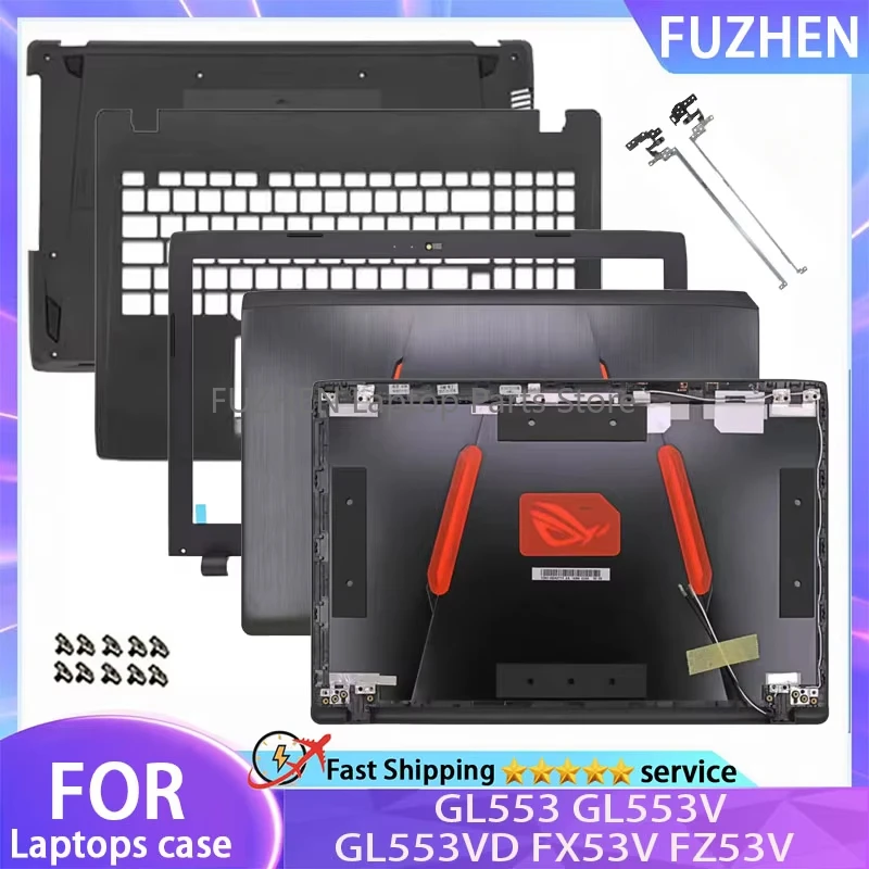 New For Asus GL553 GL553V GL553VD FX53V FZ53V Laptop LCD Rear Cover/Front Frame/Palm Pad/Bottom Cover/hinge
New For Asus GL553 GL553V GL553VD FX53V FZ53V Laptop LCD Rear Cover/Front Frame/Palm Pad/Bottom Cover/hinge