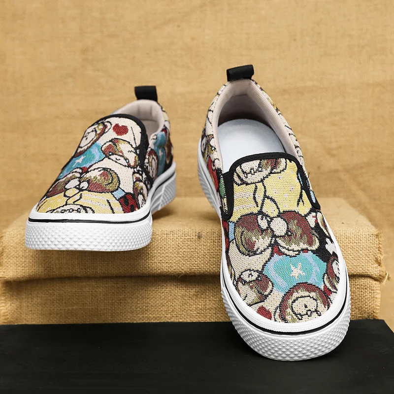 Men's Stylish Slip-On Shoes Cartoon Print Casual Daily Wear Comfortable New Men's Footwear
Men's Stylish Slip-On Shoes Cartoon Print Casual Daily Wear Comfortable New Men's Footwear