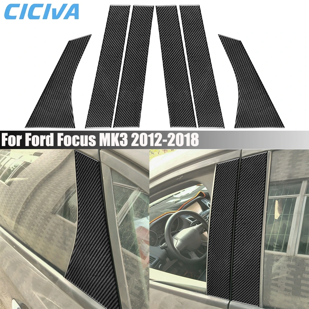 Carbon Fiber Car Accessories B-pillar Decorative Panel Exterior Modified Cover Sticker Trim For Ford Focus MK3 2012-2018
Carbon Fiber Car Accessories B-pillar Decorative Panel Exterior Modified Cover Sticker Trim For Ford Focus MK3 2012-2018