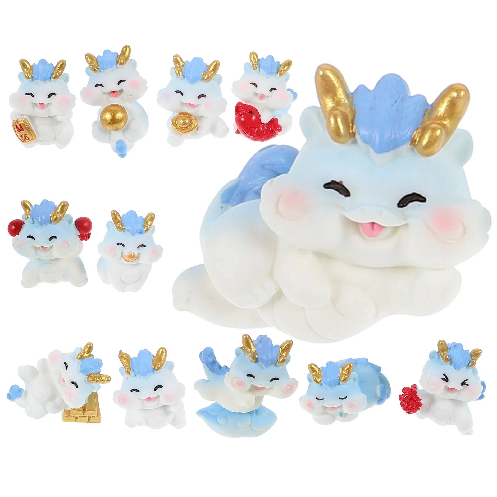 12 Pcs Car Desktop Ornaments Chinese New Year Dragon Miniatures Cute Figurines Decor Dragoncute
12 Pcs Car Desktop Ornaments Chinese New Year Dragon Miniatures Cute Figurines Decor Dragoncute
