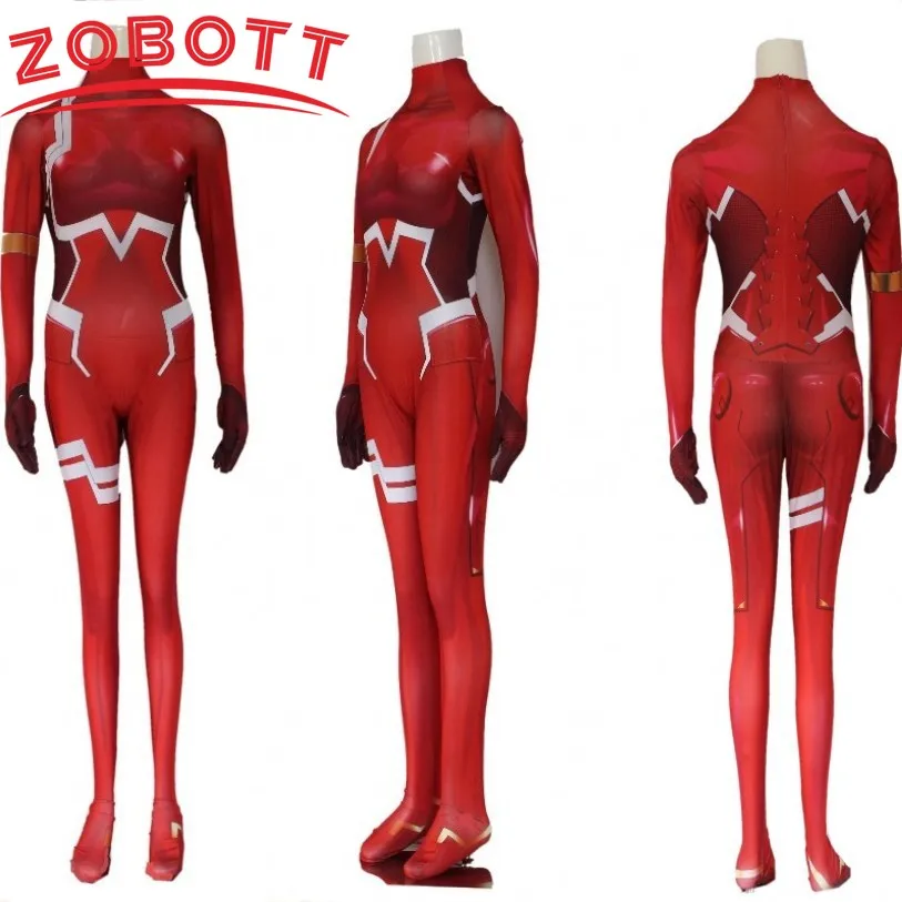 Костюм для косплея аниме Zero Two женский, костюм на Хэллоуин с 3D принтом, боди зентай
Костюм для косплея аниме Zero Two женский, костюм на Хэллоуин с 3D принтом, боди зентай