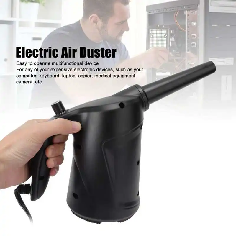 Cordless Air Duster Large Capacity Electric Keyboard Cleaner Compressed Air Cleaner Dust Blower for Home Office Car US Plug 110V
Cordless Air Duster Large Capacity Electric Keyboard Cleaner Compressed Air Cleaner Dust Blower for Home Office Car US Plug 110V