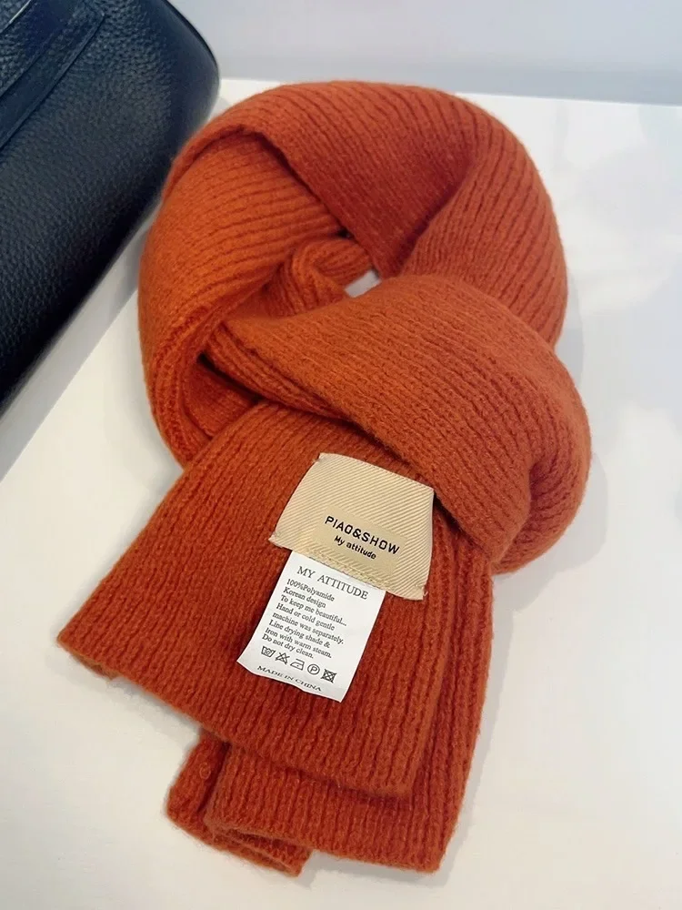 2023Autumn/Winter New Solid Color Heavyweight Korean Knitted Women's Scarf Label Letter Warm Thickened Couple Neck Overlay Shawl
2023Autumn/Winter New Solid Color Heavyweight Korean Knitted Women's Scarf Label Letter Warm Thickened Couple Neck Overlay Shawl