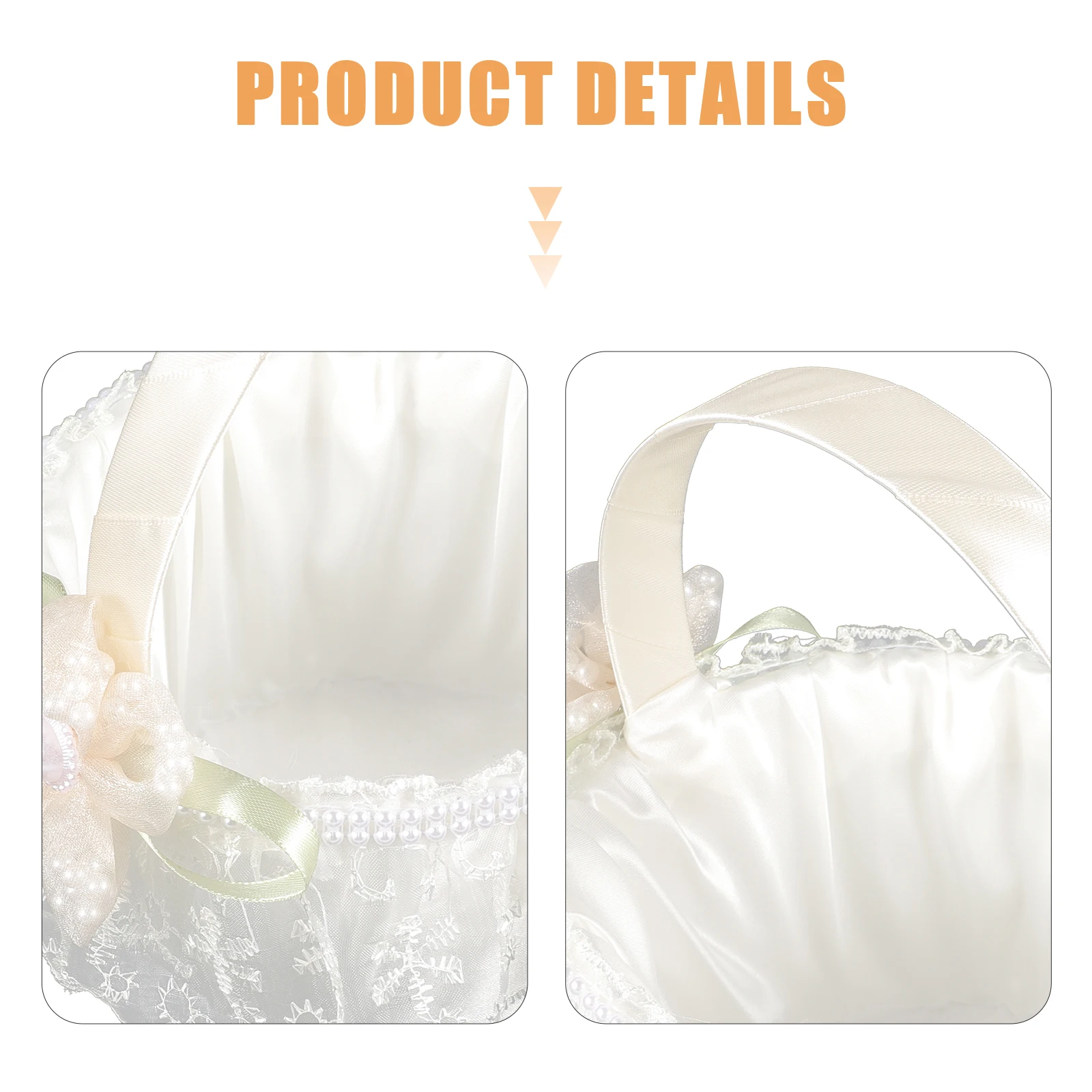 Wedding Flower Baskets Elegant Satin Handheld Baskets For Bridal Ceremony Fresh Flowers Rose Petals Decoration Bridal
Wedding Flower Baskets Elegant Satin Handheld Baskets For Bridal Ceremony Fresh Flowers Rose Petals Decoration Bridal