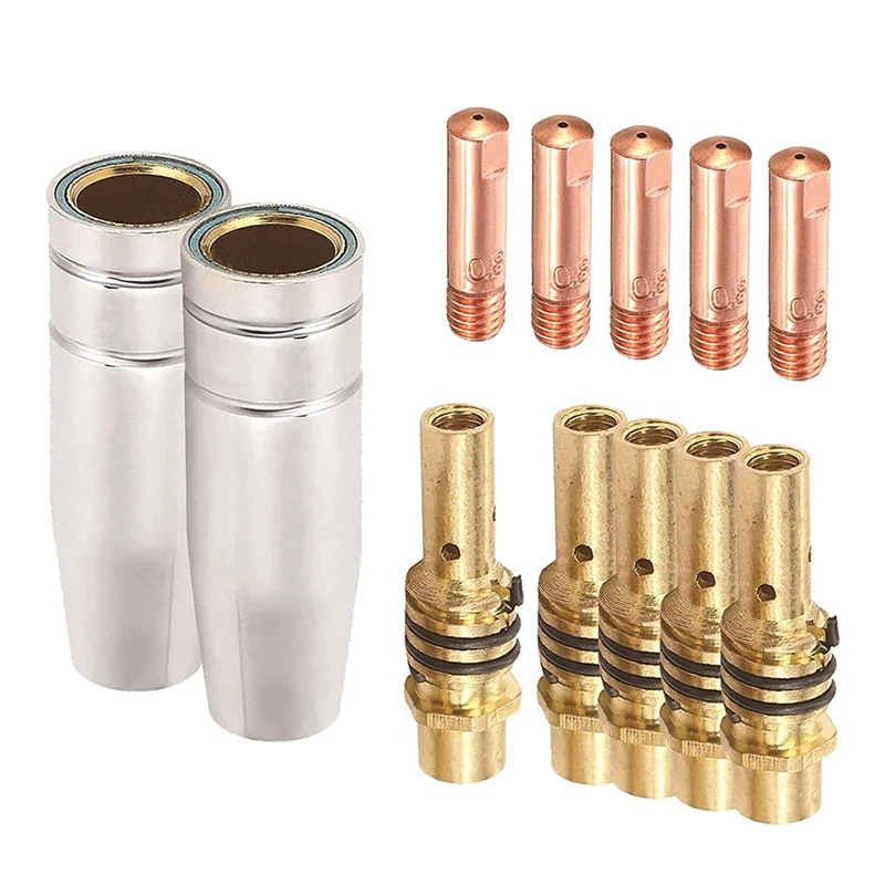 HOT-Nozzles Contact Tips Holders Welding Parts Set Mig Welder Consumable Accessory Fit For 15AK Torch Welding Machine
HOT-Nozzles Contact Tips Holders Welding Parts Set Mig Welder Consumable Accessory Fit For 15AK Torch Welding Machine