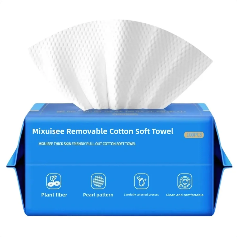 Disposable face towel.cosmetic cotton wool 100% pure cotton Extra thick 140%.soft cleaning towel suitable for sensitive makeup
Disposable face towel.cosmetic cotton wool 100% pure cotton Extra thick 140%.soft cleaning towel suitable for sensitive makeup