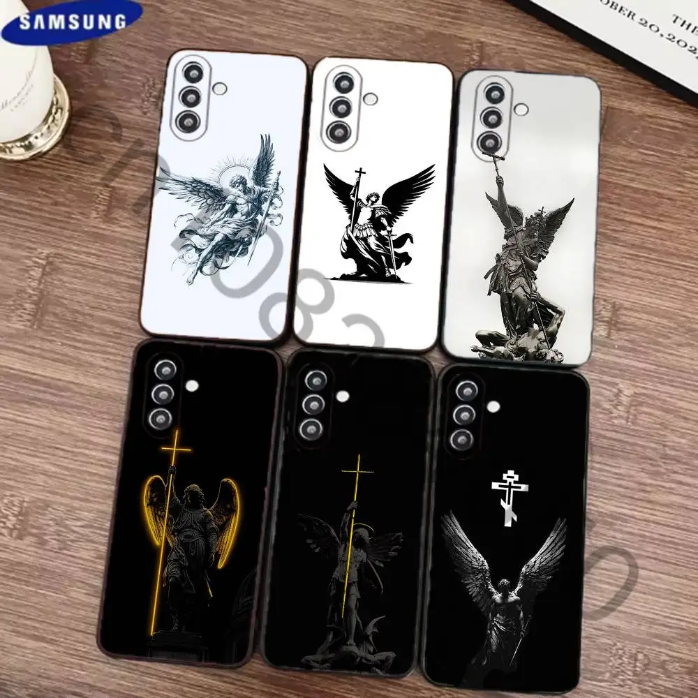 Archangel Michael Cross Phone Case For Samsung S24 21 22 23 30,Ultra Plus,Fe,Lite,Note Black Soft Cover
Archangel Michael Cross Phone Case For Samsung S24 21 22 23 30,Ultra Plus,Fe,Lite,Note Black Soft Cover