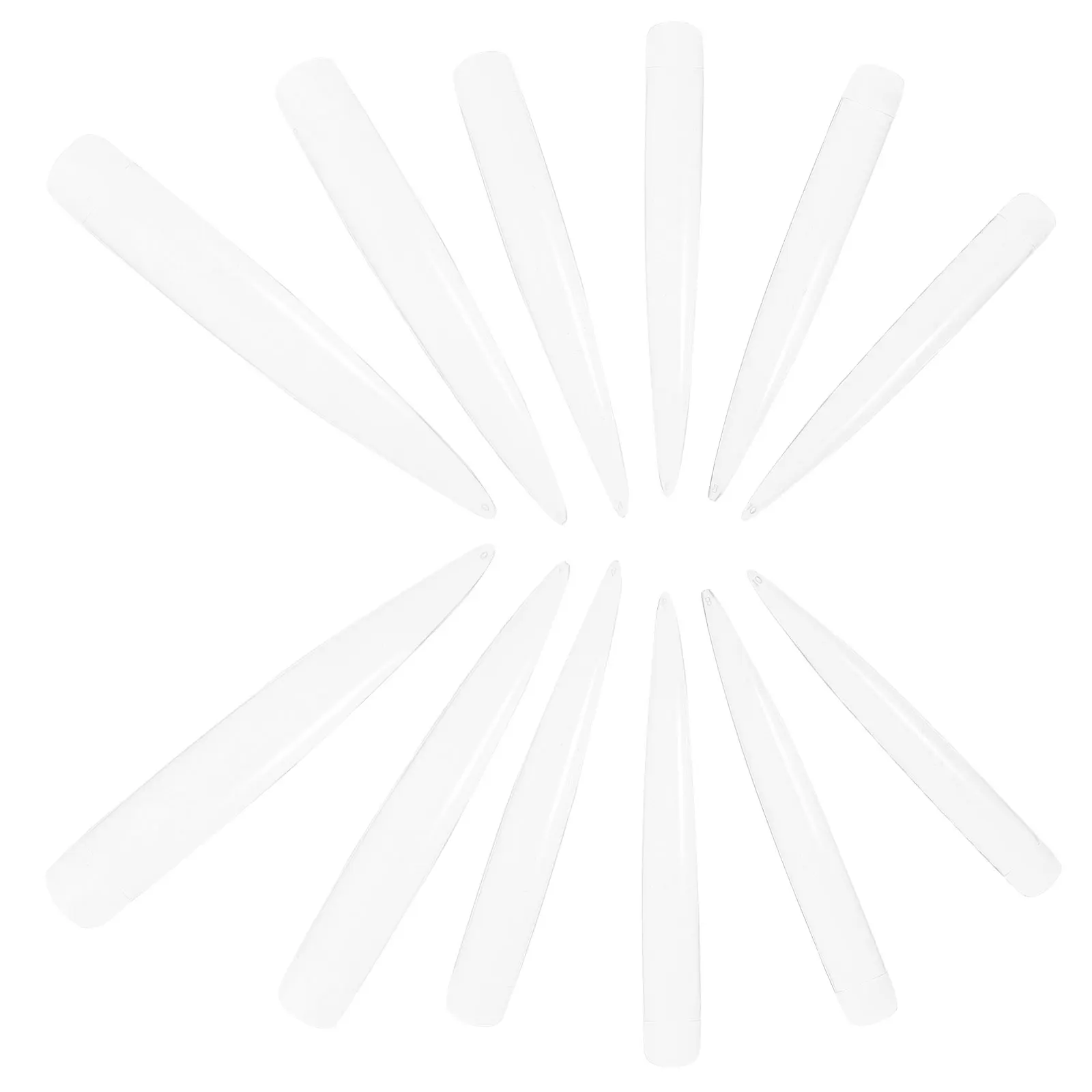 10Packs Long Transparent False Nail Tips Easy Shape File Paint Acrylic Fiberglass Nail Art Nails Tips for Salon Home Use
10Packs Long Transparent False Nail Tips Easy Shape File Paint Acrylic Fiberglass Nail Art Nails Tips for Salon Home Use