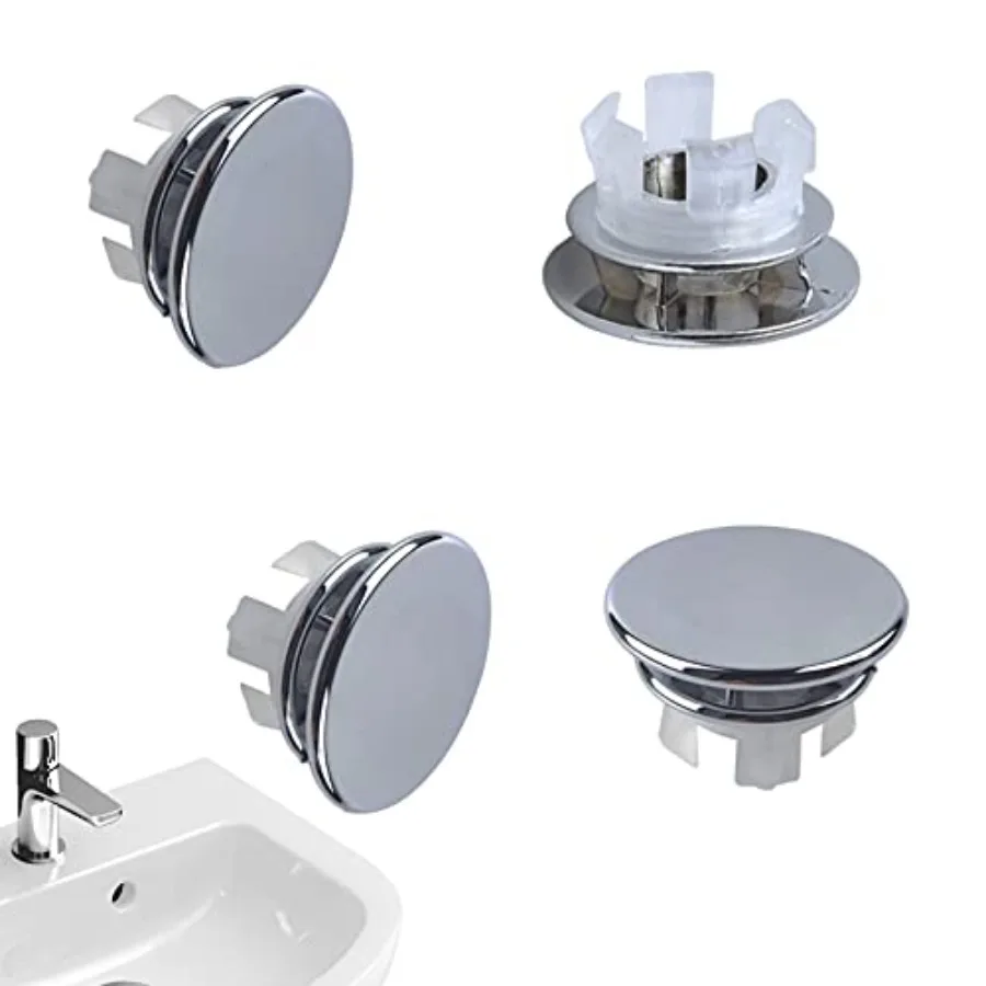 4 Pack Sink Basin Overflow Trim Ring Solid Bathroom Sink Trim Overflow Cover Insert in Hole Round Caps, Double Layer Solid Chro
4 Pack Sink Basin Overflow Trim Ring Solid Bathroom Sink Trim Overflow Cover Insert in Hole Round Caps, Double Layer Solid Chro