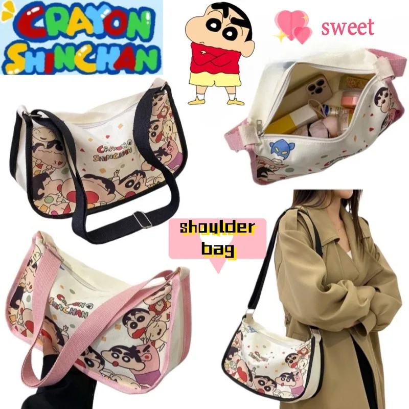 Crayon Shin-chan Nohara Shiro Boochan Personality Creative Canvas Crossbody Bag for Girls Large Capacity Commuting Shoulder Bag
Crayon Shin-chan Nohara Shiro Boochan Personality Creative Canvas Crossbody Bag for Girls Large Capacity Commuting Shoulder Bag