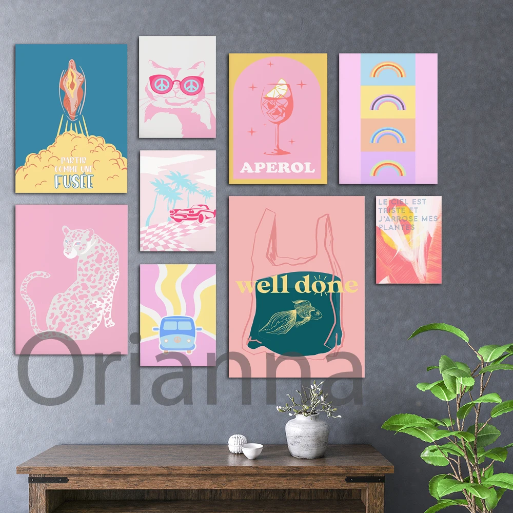 Colorful Nordic Style Hd Prints Tiger Drinks Flowers Rainbow Canvas Painting Home Decor Retro Creative Fashion Poster Wall Art
Colorful Nordic Style Hd Prints Tiger Drinks Flowers Rainbow Canvas Painting Home Decor Retro Creative Fashion Poster Wall Art