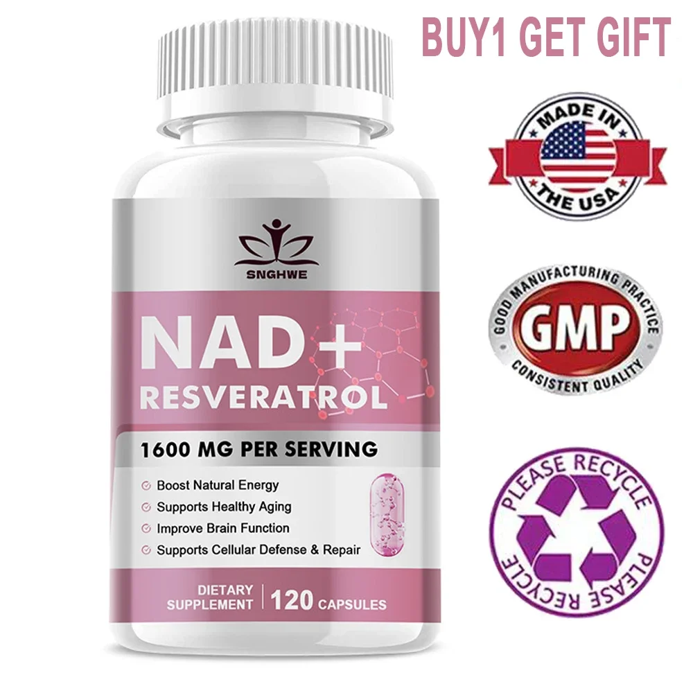 NAD Supplements - Anti-aging, Detoxification - Helps Boost Energy, Promotes Cell and Skin Health, Promotes Blood Circulation
NAD Supplements - Anti-aging, Detoxification - Helps Boost Energy, Promotes Cell and Skin Health, Promotes Blood Circulation