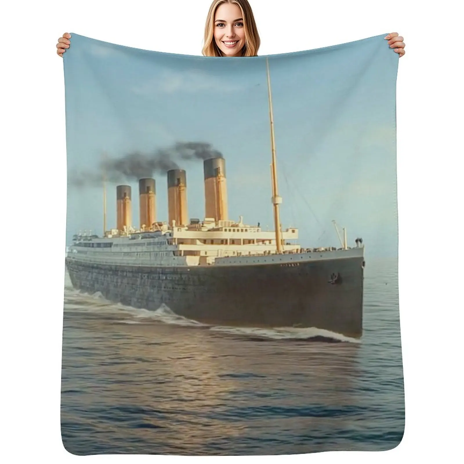 The RMS Titanic Throw Blanket Summer Beddings Furrys Soft Plush Plaid Tourist Blankets
The RMS Titanic Throw Blanket Summer Beddings Furrys Soft Plush Plaid Tourist Blankets