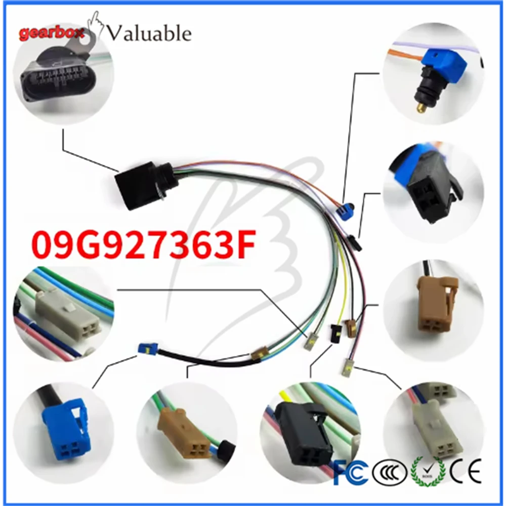 09G Automatic Transmission Harness 09G927363F For Volkswagen For Audi Wire 09G927363 09G927363A 09G927363B 09G927363E 09G927363G
09G Automatic Transmission Harness 09G927363F For Volkswagen For Audi Wire 09G927363 09G927363A 09G927363B 09G927363E 09G927363G