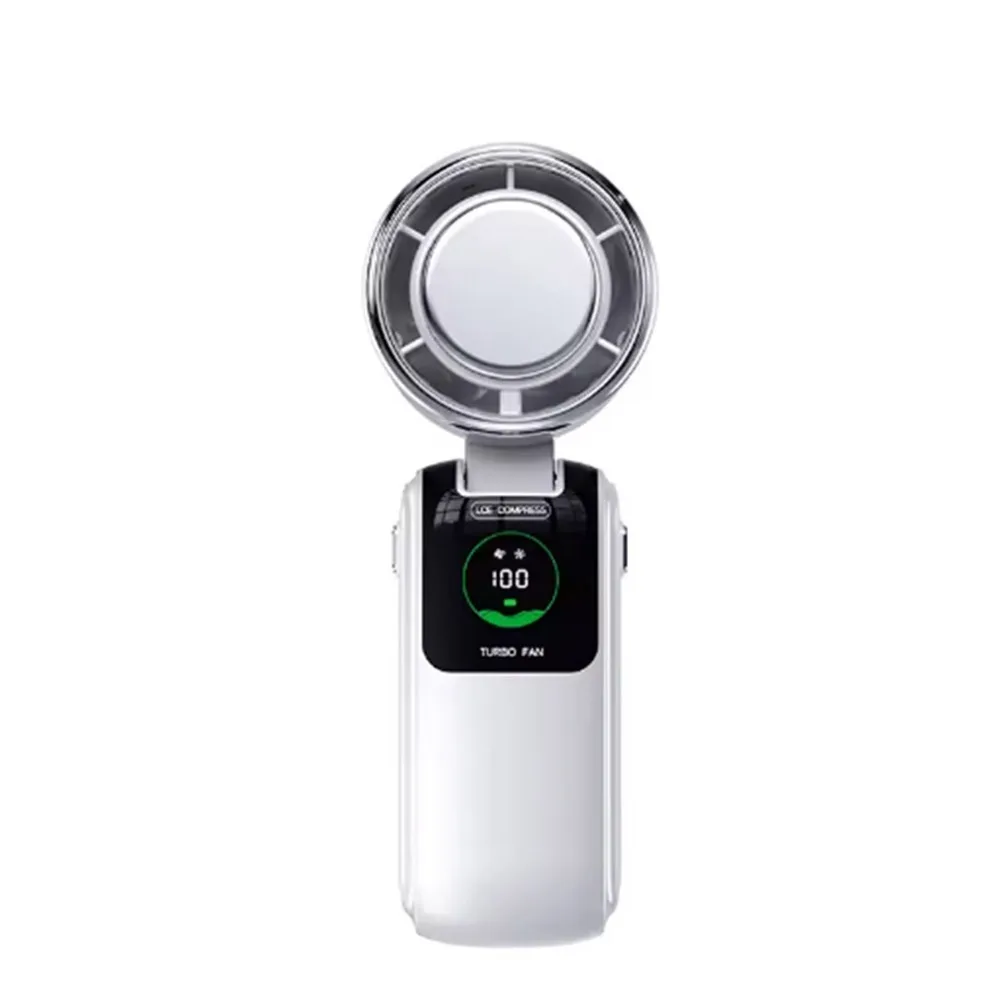 Semiconductor Refrigeration Mini Handheld Fan 100 Speed Infinitely LED Display Hanging Neck Fan Rechargeable High-speed
Semiconductor Refrigeration Mini Handheld Fan 100 Speed Infinitely LED Display Hanging Neck Fan Rechargeable High-speed