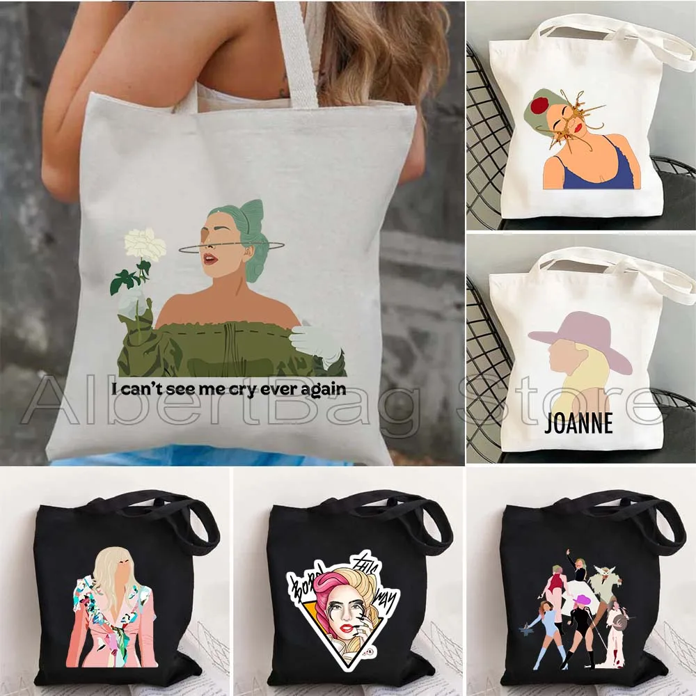 Lady Gaga Monsters ENIGMA Lips Joanne Free Woman Singer World Tour Freak Out Fan Gifts Canvas Shoulder Tote Bag Harajuku Handbag
Lady Gaga Monsters ENIGMA Lips Joanne Free Woman Singer World Tour Freak Out Fan Gifts Canvas Shoulder Tote Bag Harajuku Handbag