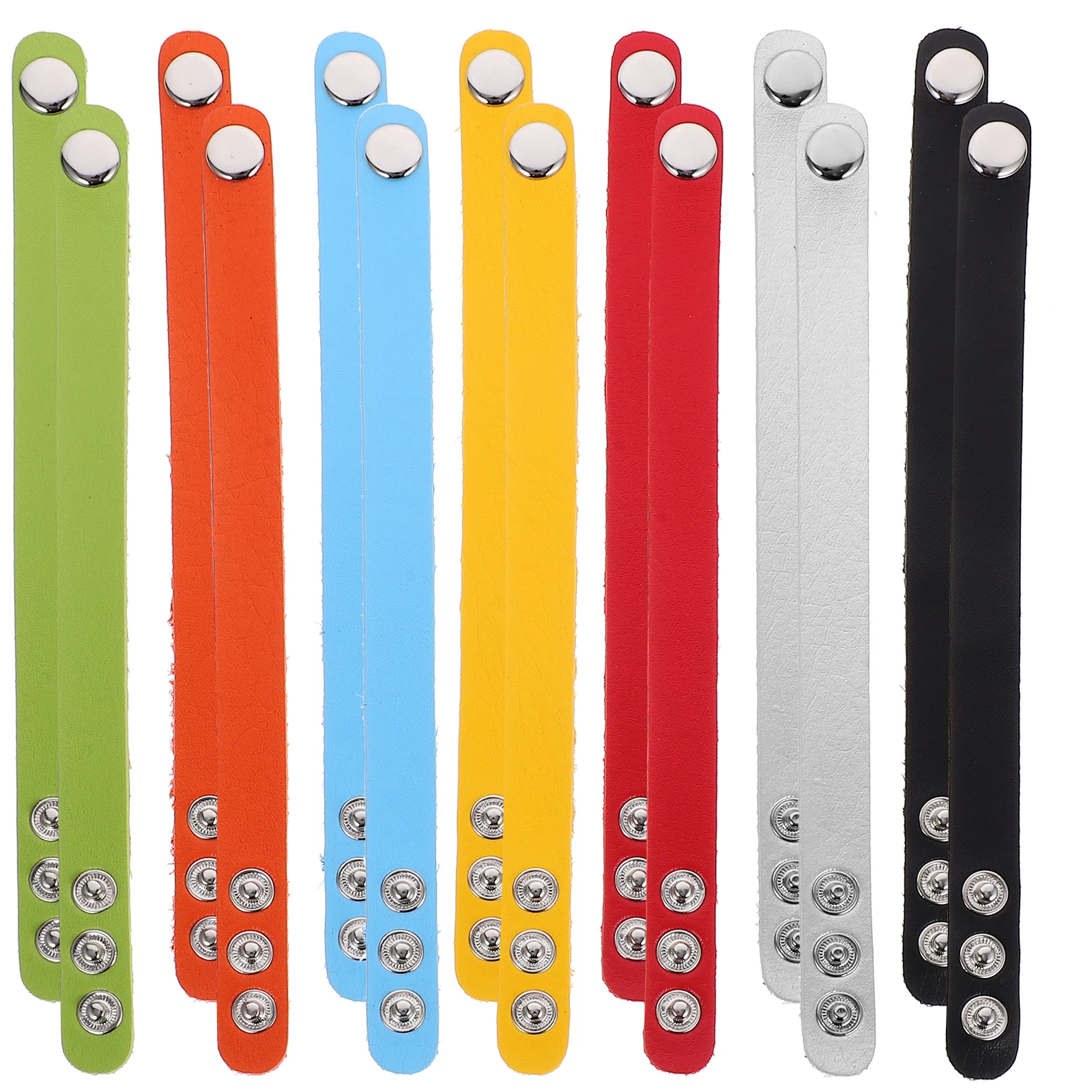 14pcs Bracelet Adjustable Cuff Blank Engraving Diy Colorful Bracelets Jewelry Making Red Yellow Green Blue Black Orange
14pcs Bracelet Adjustable Cuff Blank Engraving Diy Colorful Bracelets Jewelry Making Red Yellow Green Blue Black Orange