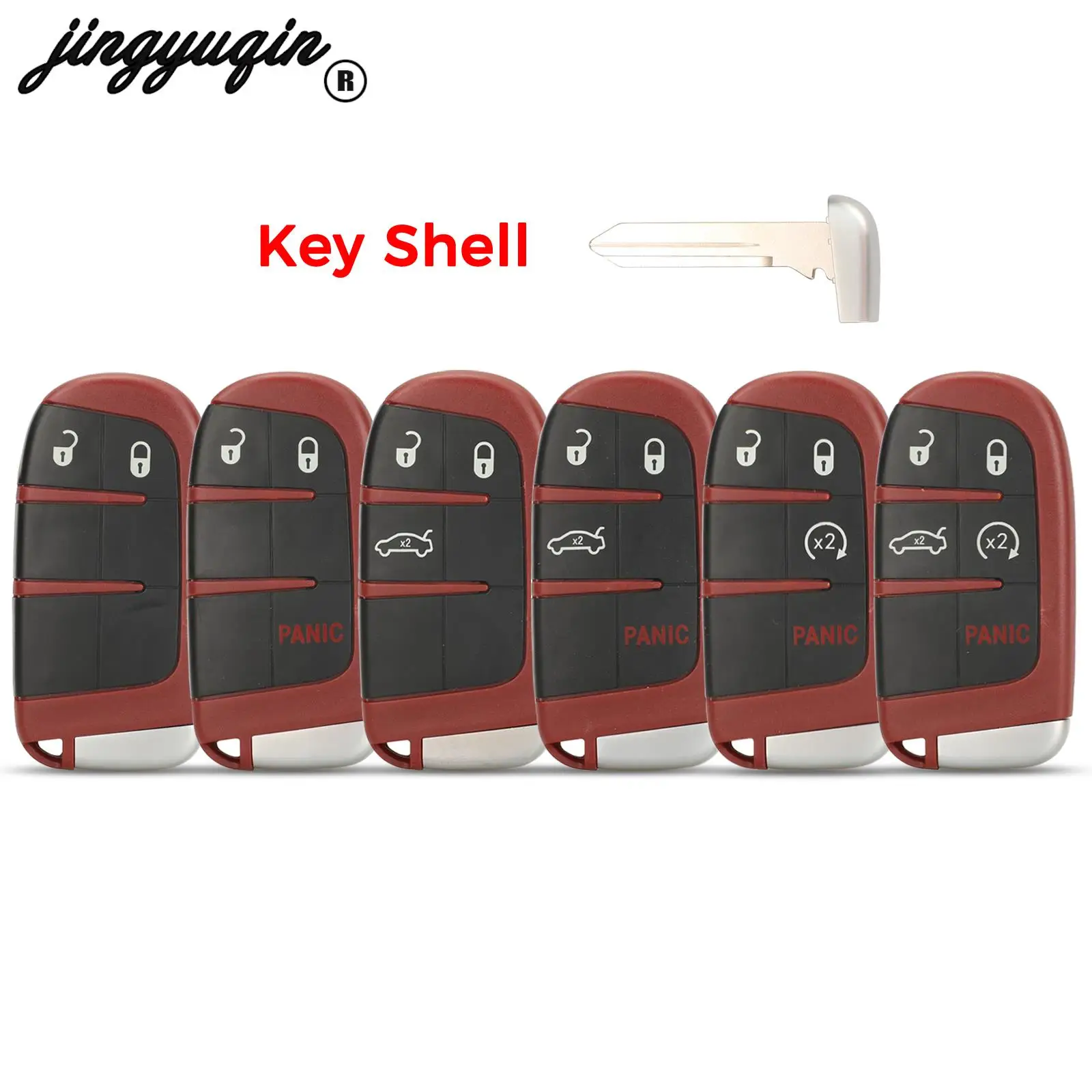 jingyuqin For Dodge Challenger Charger Dart Durango For Chrysler 300 Jeep SRT 2009-2022 Car Key Shell Case auto 2/3/4/5 Buttons
jingyuqin For Dodge Challenger Charger Dart Durango For Chrysler 300 Jeep SRT 2009-2022 Car Key Shell Case auto 2/3/4/5 Buttons