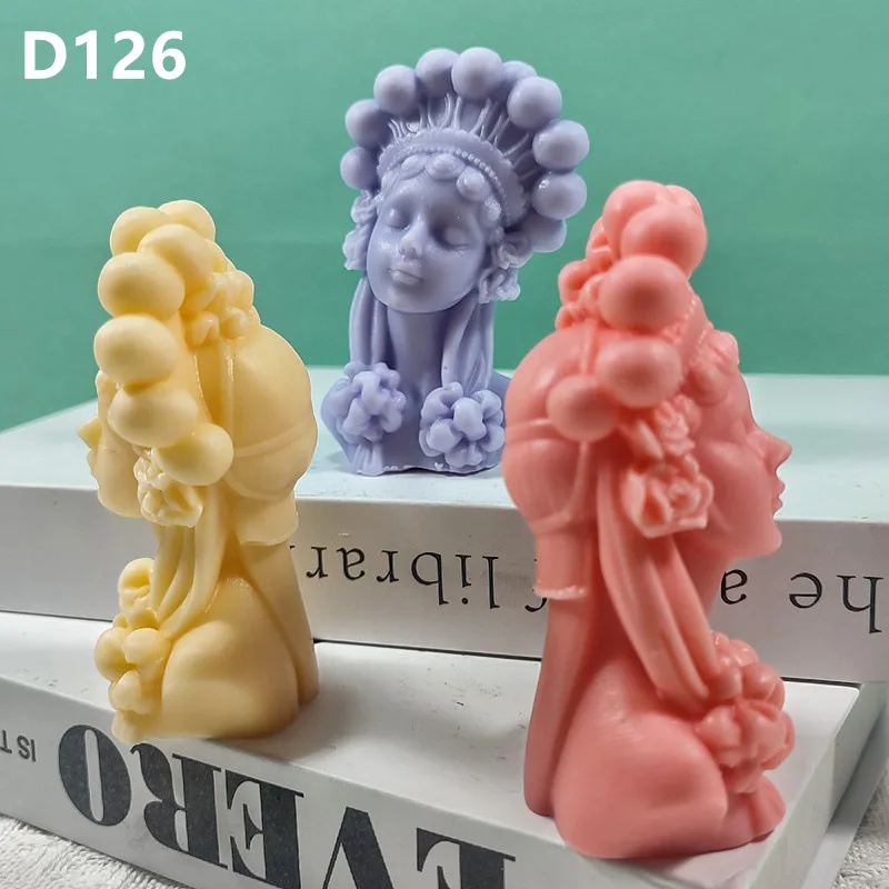 Huadan Girl Silicone Mold Gypsum form DIY Handmade Plaster Candle Ornaments Handicrafts Mold Hand Gift Making Kitchen Tool
Huadan Girl Silicone Mold Gypsum form DIY Handmade Plaster Candle Ornaments Handicrafts Mold Hand Gift Making Kitchen Tool