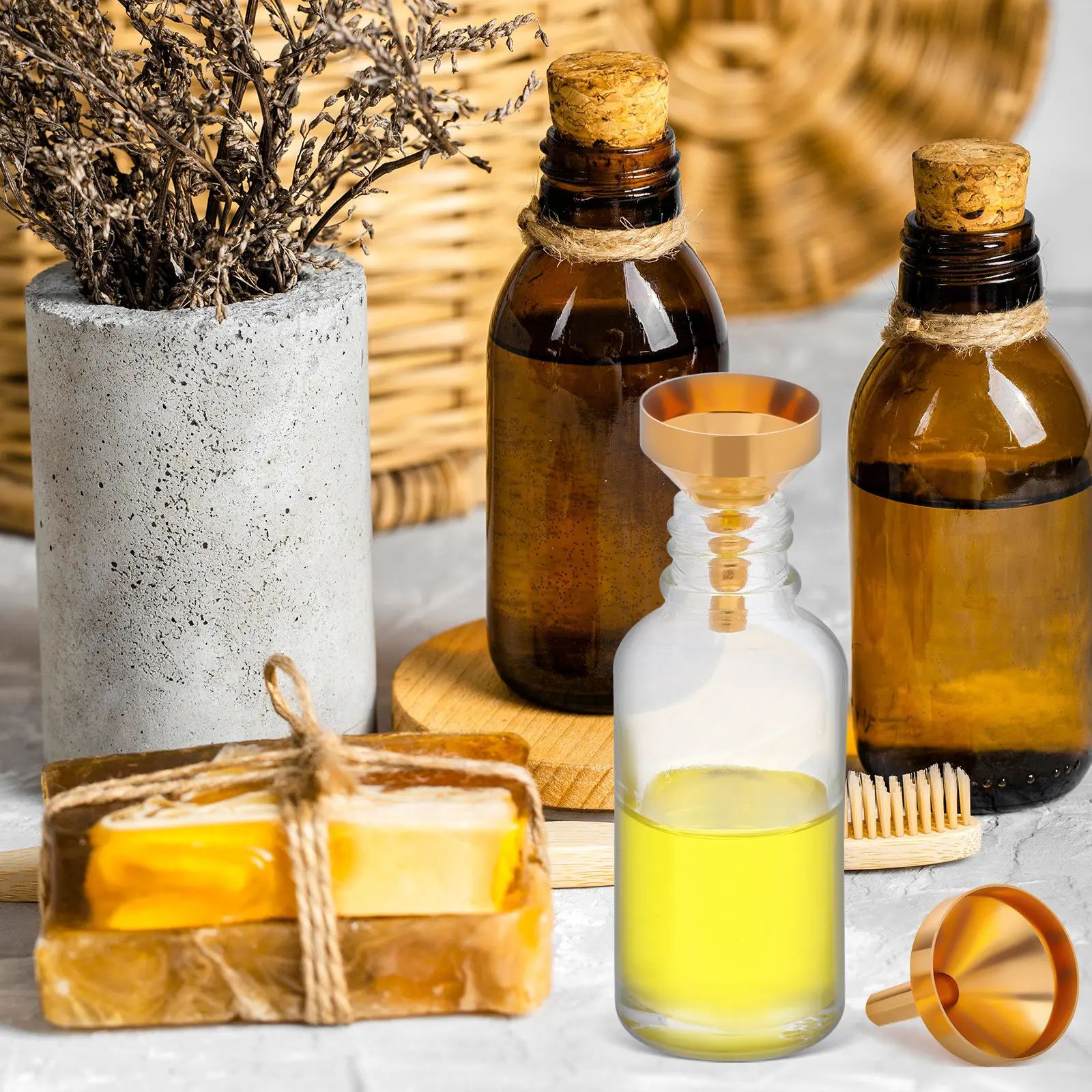 1Set Miniature Metal Funnels Tiny Bottle Filler with 3Ml Dropper Precise Liquid Powder Transfer for Mason Jar Oil Use
1Set Miniature Metal Funnels Tiny Bottle Filler with 3Ml Dropper Precise Liquid Powder Transfer for Mason Jar Oil Use