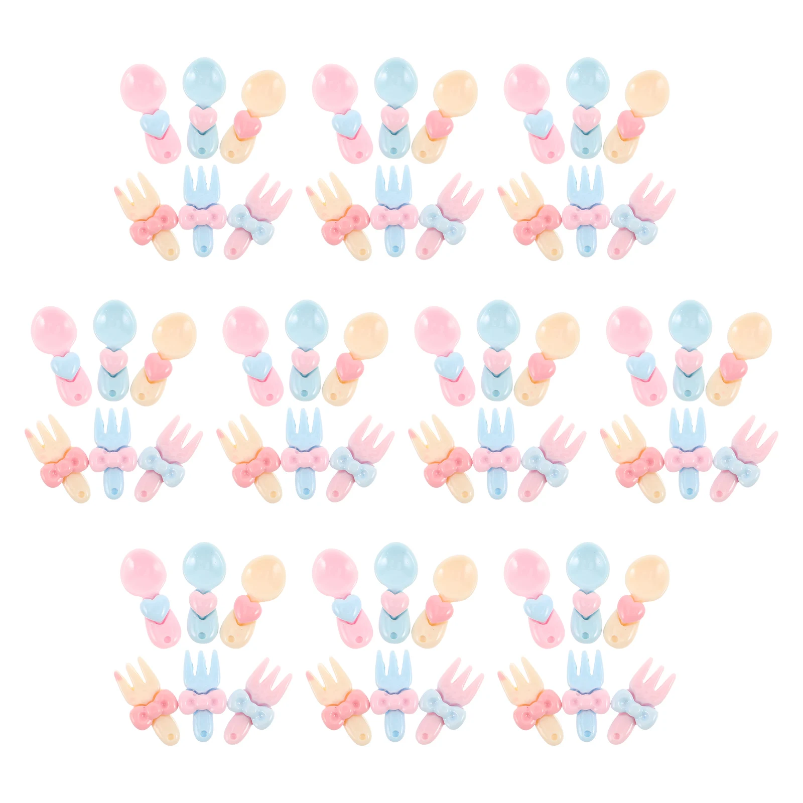 60pcs Decoration Mini Heart Fork Spoon DIY Creative Mobile Phone Charms Kit Decorative Charms For Mobile Phone Accessories
60pcs Decoration Mini Heart Fork Spoon DIY Creative Mobile Phone Charms Kit Decorative Charms For Mobile Phone Accessories