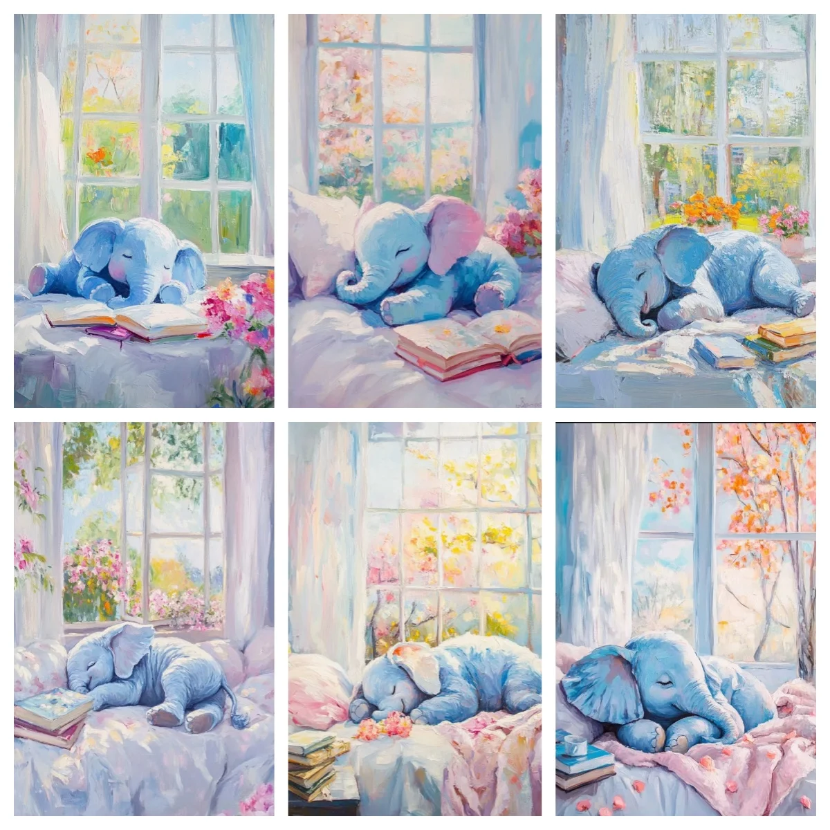 Sleeping Elephant Digital Painting DIY Kit Frameless Digital Coloring Home Decoration
Sleeping Elephant Digital Painting DIY Kit Frameless Digital Coloring Home Decoration