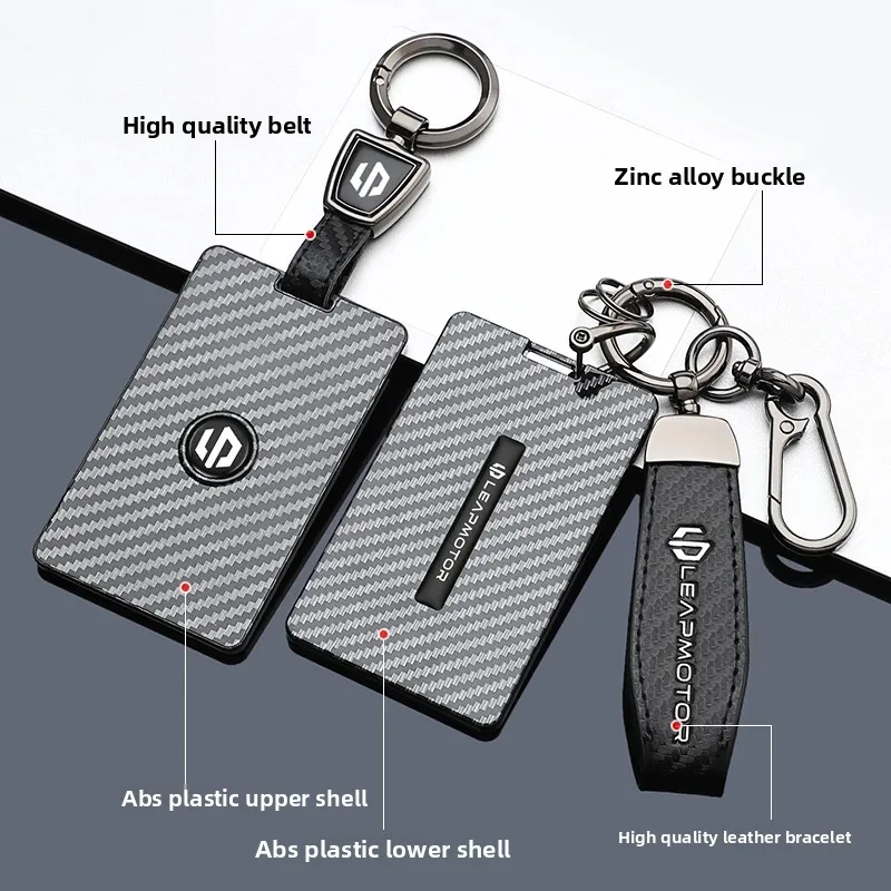 Car Carbon Fiber ABS Key Case Holder Cover For Leapmotor C16 C11 C10 C01 B10 T03 S01 Key Protecitve Styling Fashion
Car Carbon Fiber ABS Key Case Holder Cover For Leapmotor C16 C11 C10 C01 B10 T03 S01 Key Protecitve Styling Fashion