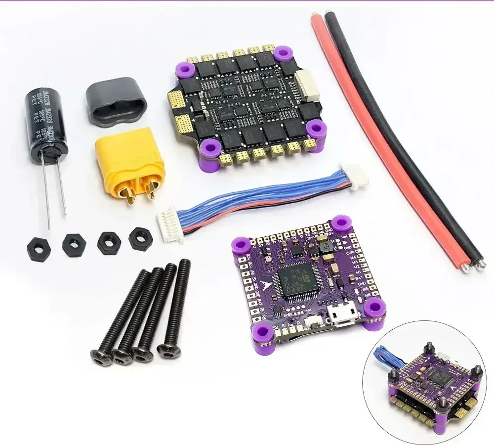 F405 V3 3-6S 30X30 FC&ESC FPV Stack BMP280 Flight Controller BLHELIS 50A 4in1 ESC for Freestyle Drone Model VS SpeedyBee
F405 V3 3-6S 30X30 FC&ESC FPV Stack BMP280 Flight Controller BLHELIS 50A 4in1 ESC for Freestyle Drone Model VS SpeedyBee