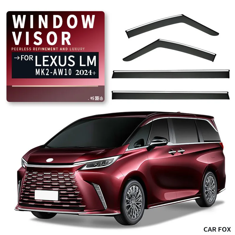 Suitable for Lexus LM300H rain and shine rearview mirror rain eyebrow Lexus LM Window visor
Suitable for Lexus LM300H rain and shine rearview mirror rain eyebrow Lexus LM Window visor